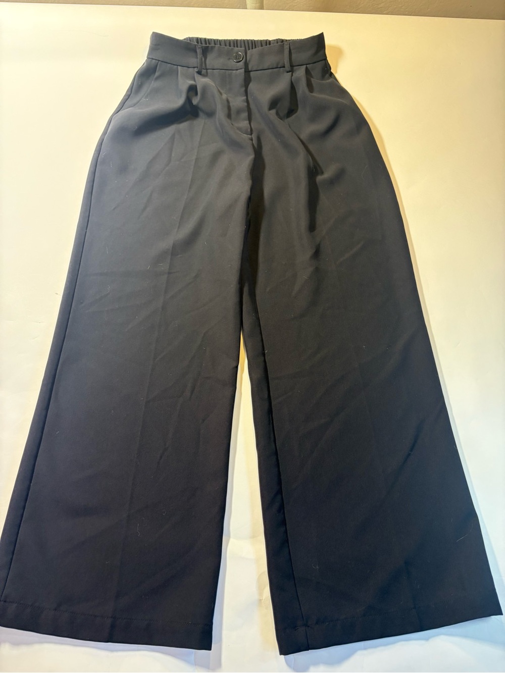 Wide Leg Black Women's Dress Pants